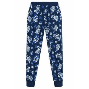 Ed Hardy Navy Skull Tattoo Print Jogger Lounge Pants Y2K